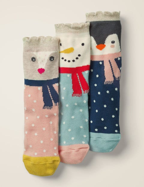 3 Paires De Chaussettes Festives - Animaux cosy 3 Paires De Chaussettes Festives - Animaux cosy