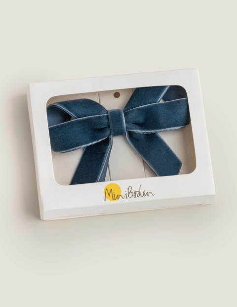 Party Bow Hair Clips - Whisper Blue Party Bow Hair Clips - Whisper Blue