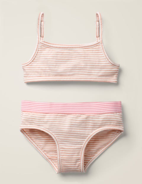 Crop Top And Pants Set - Ivory/Provence Dusty Pink Crop Top And Pants Set - Ivory/Provence Dusty Pink