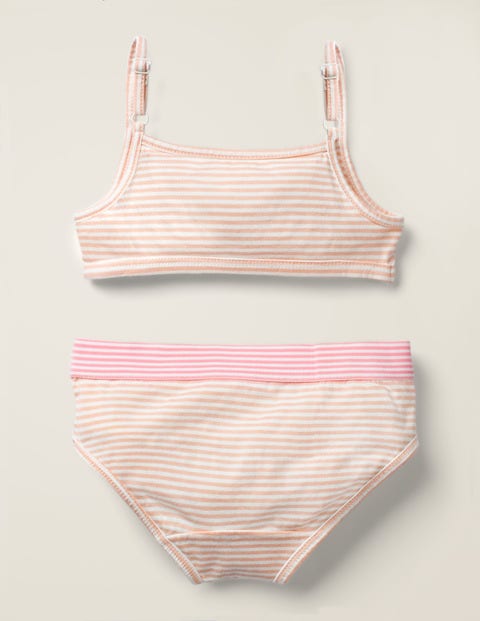 Crop Top And Pants Set - Ivory/Provence Dusty Pink Crop Top And Pants Set - Ivory/Provence Dusty Pink