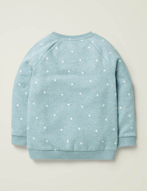 Cosy Fluffy Friends Sweatshirt - Cloudburst Blue Marl Donkey Cosy Fluffy Friends Sweatshirt - Cloudburst Blue Marl Donkey