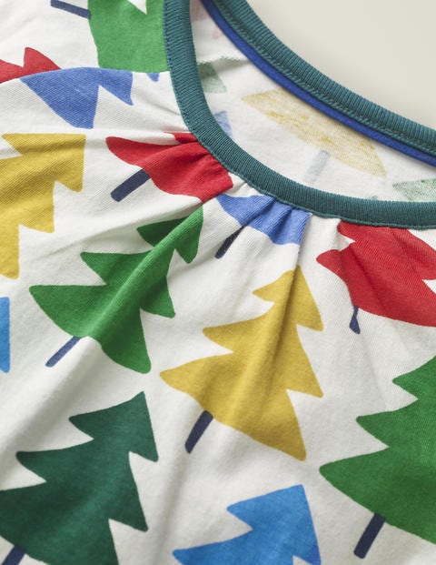 Gemusterte Tunika - Bunt, Weihnachtsbäume Gemusterte Tunika - Bunt, Weihnachtsbäume