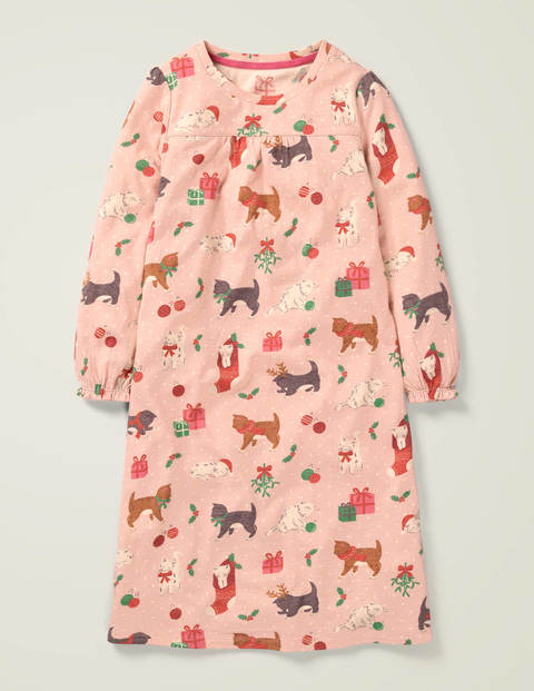 Chemise De Nuit Imprimée - Chatons rose Provence poudré Chemise De Nuit Imprimée - Chatons rose Provence poudré