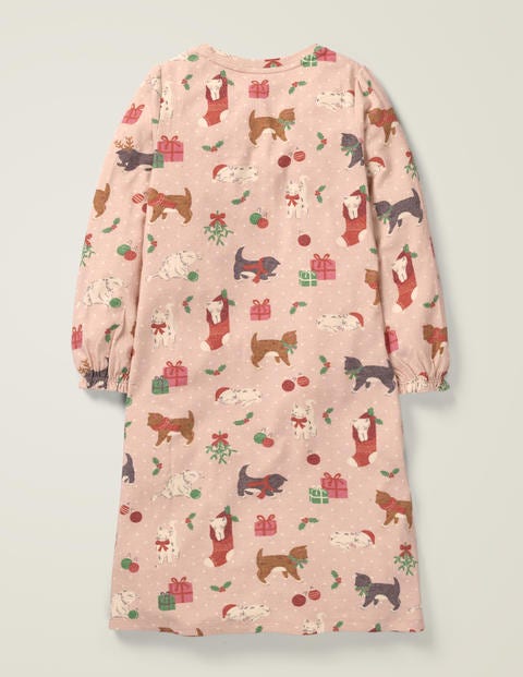 Chemise De Nuit Imprimée - Chatons rose Provence poudré Chemise De Nuit Imprimée - Chatons rose Provence poudré