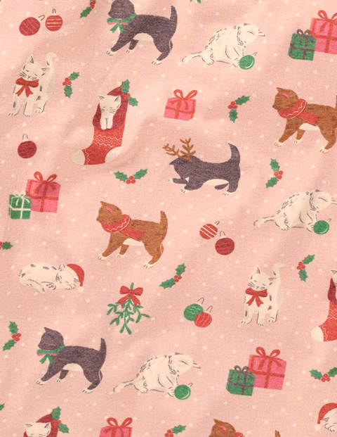 Chemise De Nuit Imprimée - Chatons rose Provence poudré Chemise De Nuit Imprimée - Chatons rose Provence poudré