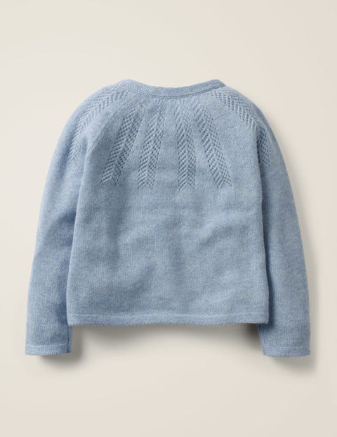 Gilet En Cachemire - Bleu roitelet chiné Gilet En Cachemire - Bleu roitelet chiné