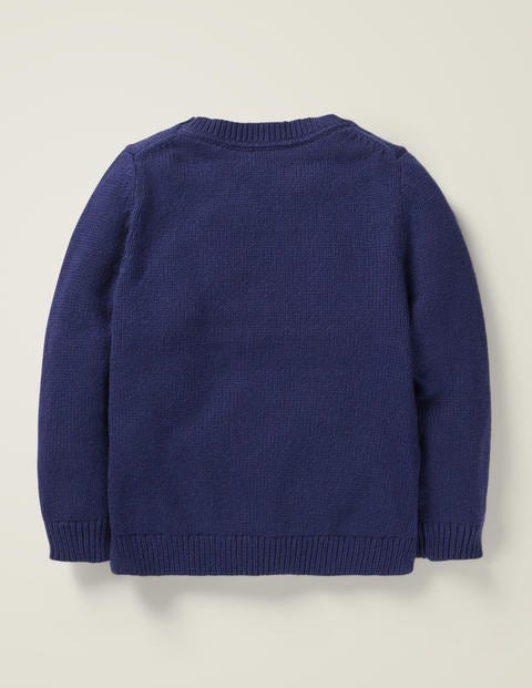 Cosy Christmas Day Jumper - College Blue Falalala Cosy Christmas Day Jumper - College Blue Falalala