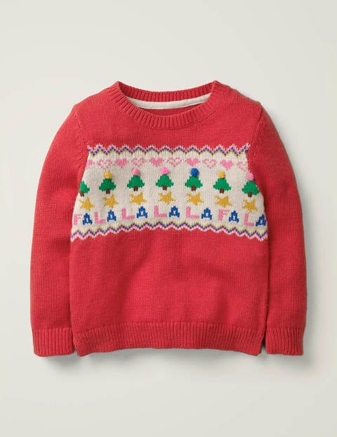 Pull De Noël - Motif Falalala rouge Poppadew Pull De Noël - Motif Falalala rouge Poppadew
