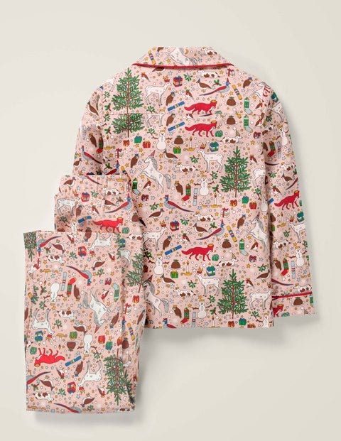 Cosy Festive Pyjama Set - Milkshake Pink Festive Family Cosy Festive Pyjama Set - Milkshake Pink Festive Family