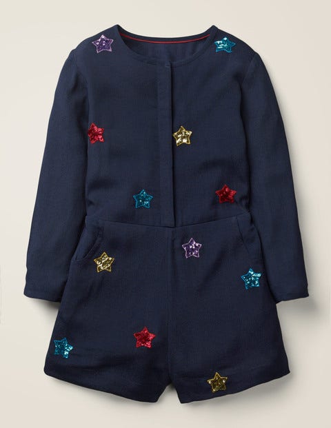 Star Playsuit - Navy Stars Star Playsuit - Navy Stars