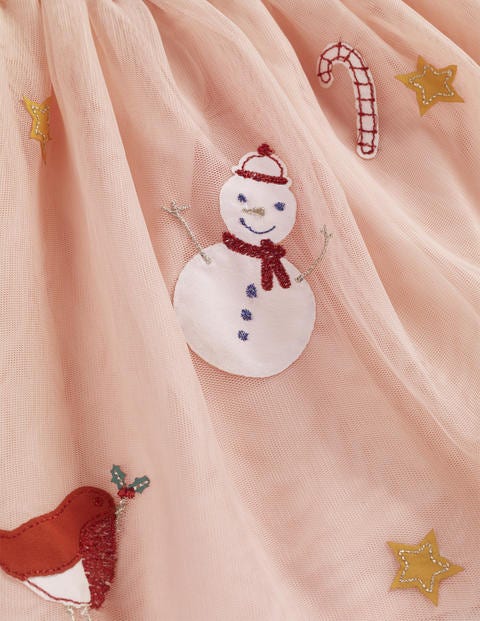 Festive Appliqué Tulle Skirt - Provence Dusty Pink Festive Festive Appliqué Tulle Skirt - Provence Dusty Pink Festive