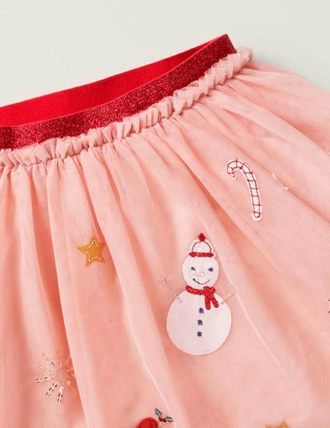 Festive Appliqué Tulle Skirt - Provence Dusty Pink Festive Festive Appliqué Tulle Skirt - Provence Dusty Pink Festive