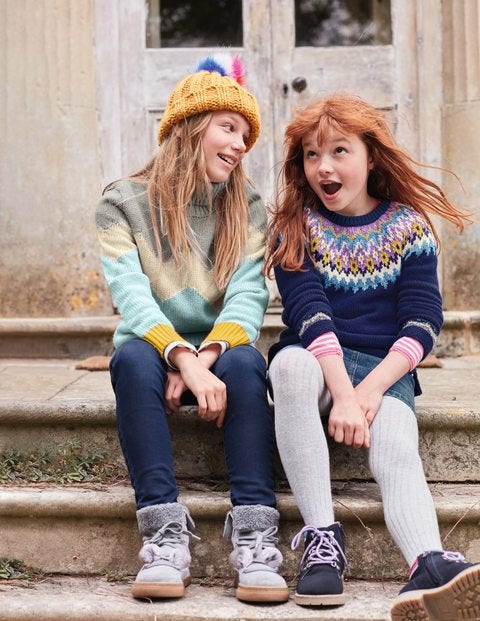 Fair-Isle-Pullover - Dunkelblau Fair-Isle-Pullover - Dunkelblau