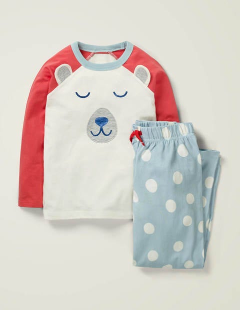 Cosy Novelty Pyjama Set - Cloudburst Blue Polar Bear Cosy Novelty Pyjama Set - Cloudburst Blue Polar Bear