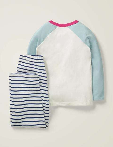 Cosy Novelty Pyjama Set - Ivory/Starboard Blue Penguin Cosy Novelty Pyjama Set - Ivory/Starboard Blue Penguin