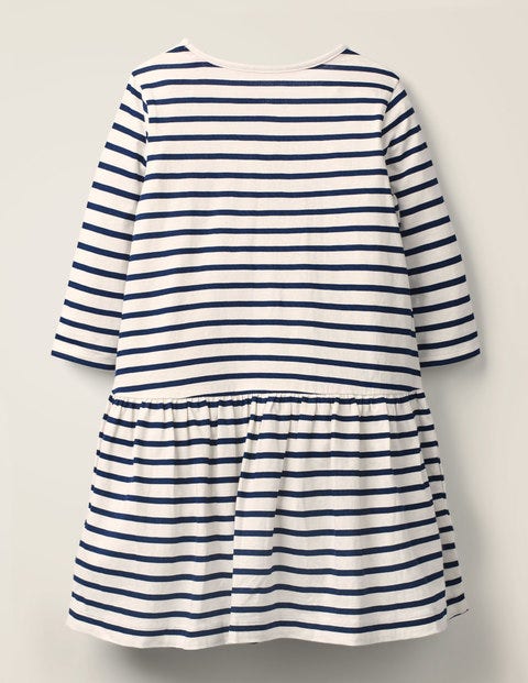 Stripy Jersey Dress - Rainbow Chevron Stripe Stripy Jersey Dress - Rainbow Chevron Stripe