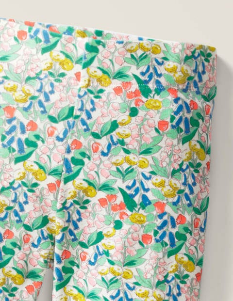 Fun Leggings - Ivory Spring Floral Fun Leggings - Ivory Spring Floral