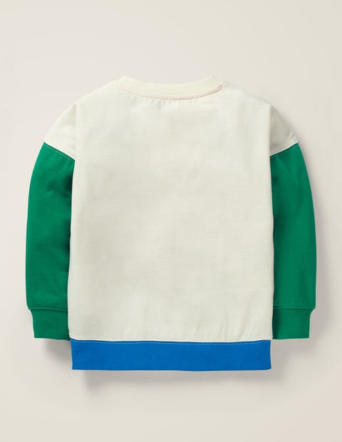 Sweat Cosy À Appliqué - Scène jardin Sweat Cosy À Appliqué - Scène jardin