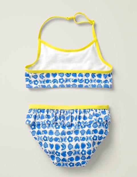 Halterneck Bikini Set - Blue Oasis Maritime Geo Halterneck Bikini Set - Blue Oasis Maritime Geo