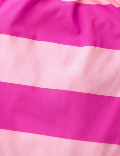 Gemusterter Badeanzug mit tiefem Rückenausschnitt - Knallpink/Rosa Gemusterter Badeanzug mit tiefem Rückenausschnitt - Knallpink/Rosa
