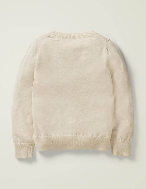 Fun Crochet Cardigan - Ecru Marl Fun Crochet Cardigan - Ecru Marl