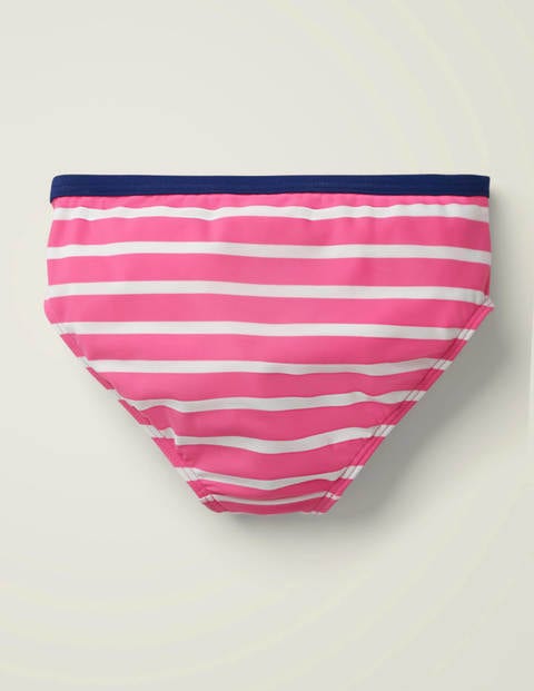 Stripy Bikini Bottoms - Sweet Pink/Ivory Stripy Bikini Bottoms - Sweet Pink/Ivory