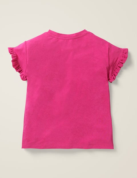 Frill Wrap Sleeve Top - Pink Yarrow Frill Wrap Sleeve Top - Pink Yarrow