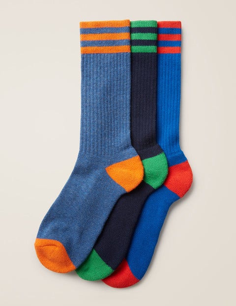 Gemütliche Wochenendsocken - Set mit Blautönen Gemütliche Wochenendsocken - Set mit Blautönen