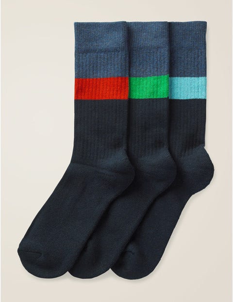 Chunky Weekend Socks - Colour Block Stripe Pack Chunky Weekend Socks - Colour Block Stripe Pack