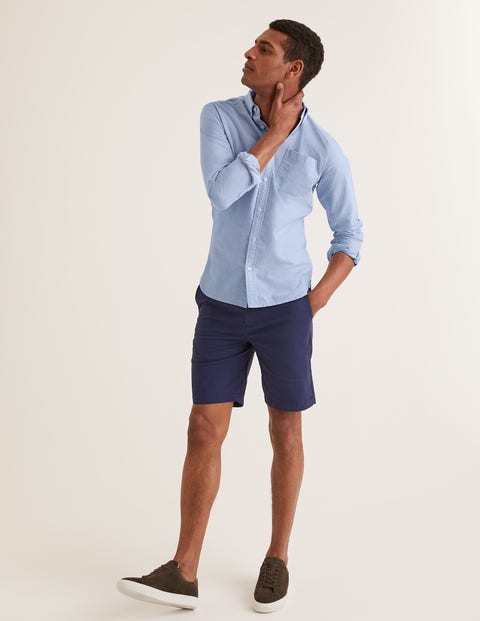Slim Fit Oxford Shirt - Blue Slim Fit Oxford Shirt - Blue