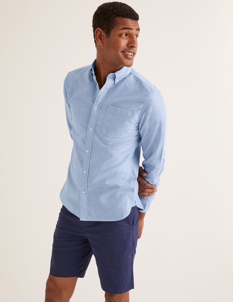 Slim Fit Oxford Shirt - Blue Slim Fit Oxford Shirt - Blue