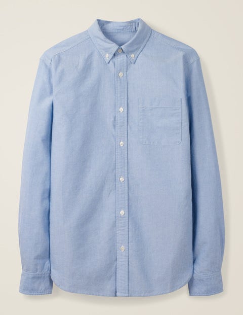 Chemise en oxford slim - Bleu Chemise en oxford slim - Bleu
