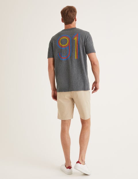 Graphic T-Shirt - Grey Marl Graphic T-Shirt - Grey Marl