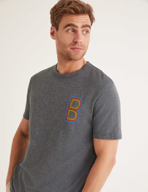 Graphic T-Shirt - Grey Marl Graphic T-Shirt - Grey Marl