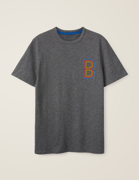 Graphic T-Shirt - Grey Marl Graphic T-Shirt - Grey Marl
