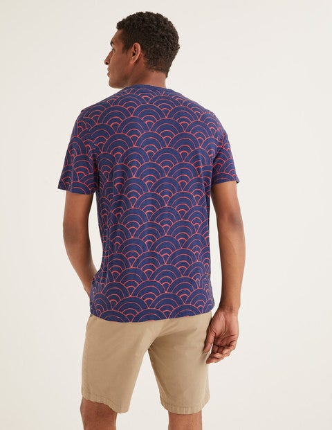 T-Shirt Graphique - Vague bleu marine T-Shirt Graphique - Vague bleu marine