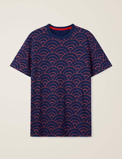 T-Shirt Graphique - Vague bleu marine T-Shirt Graphique - Vague bleu marine