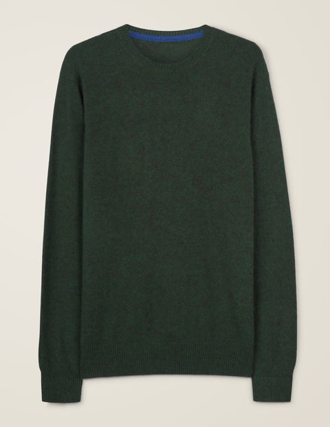 Pull Col Rond En Cachemire - Vert sapin Pull Col Rond En Cachemire - Vert sapin