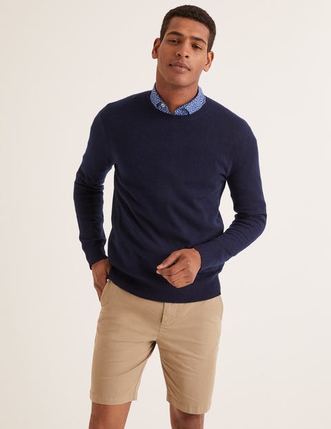Cashmere Crew Neck - Navy Cashmere Crew Neck - Navy