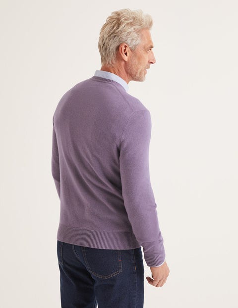 Cashmere Crew Neck - Pale Purple Cashmere Crew Neck - Pale Purple