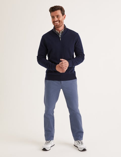 Cashmere Half-Zip - Navy Cashmere Half-Zip - Navy