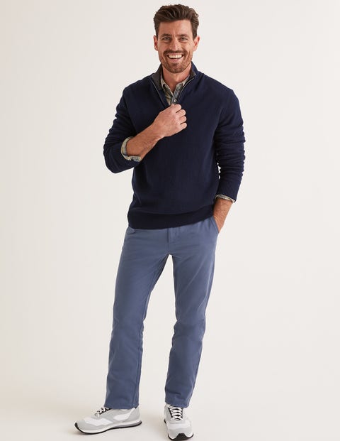 Cashmere Half-Zip - Navy Cashmere Half-Zip - Navy