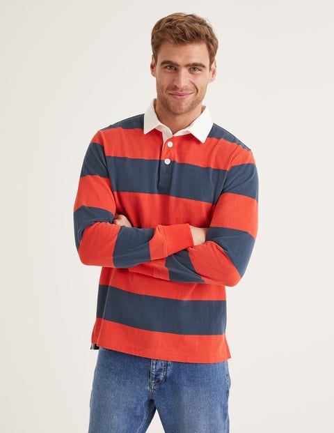Rugby Shirt - Stormy Blue/Rocket Red Rugby Shirt - Stormy Blue/Rocket Red