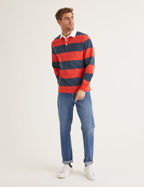 Rugby Shirt - Stormy Blue/Rocket Red Rugby Shirt - Stormy Blue/Rocket Red