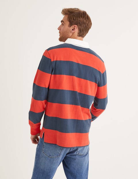 Rugby Shirt - Stormy Blue/Rocket Red Rugby Shirt - Stormy Blue/Rocket Red