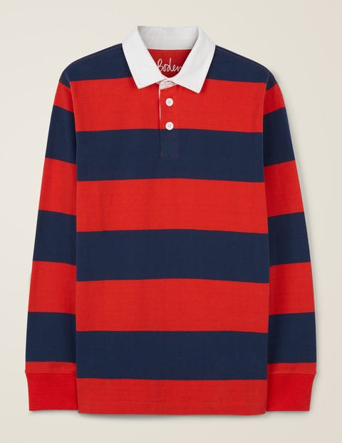 Rugby Shirt - Stormy Blue/Rocket Red Rugby Shirt - Stormy Blue/Rocket Red