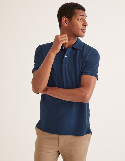 Piqué-Poloshirt - Dunkelblau Piqué-Poloshirt - Dunkelblau