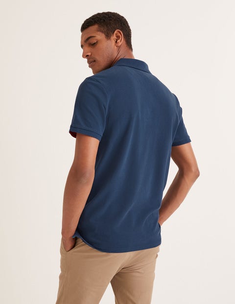 Piqué-Poloshirt - Dunkelblau Piqué-Poloshirt - Dunkelblau