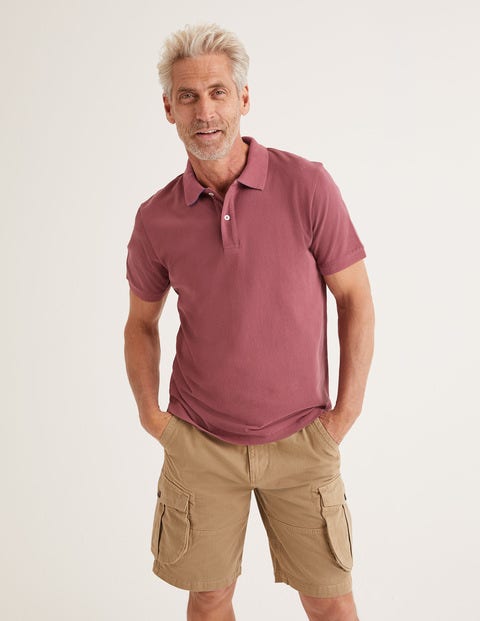 Piqué Polo - Rosewood Piqué Polo - Rosewood