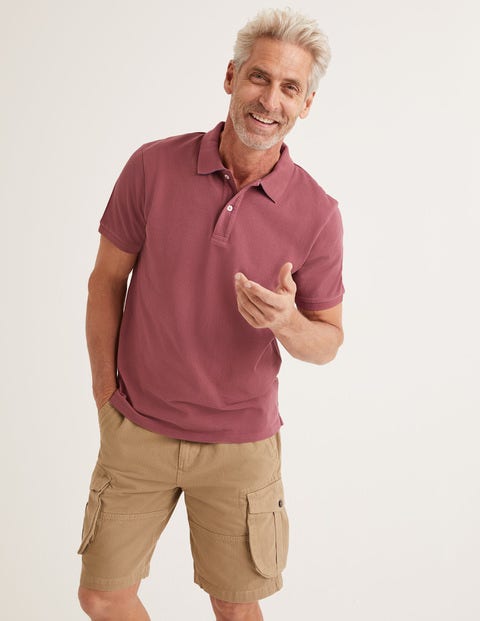 Piqué Polo - Rosewood Piqué Polo - Rosewood